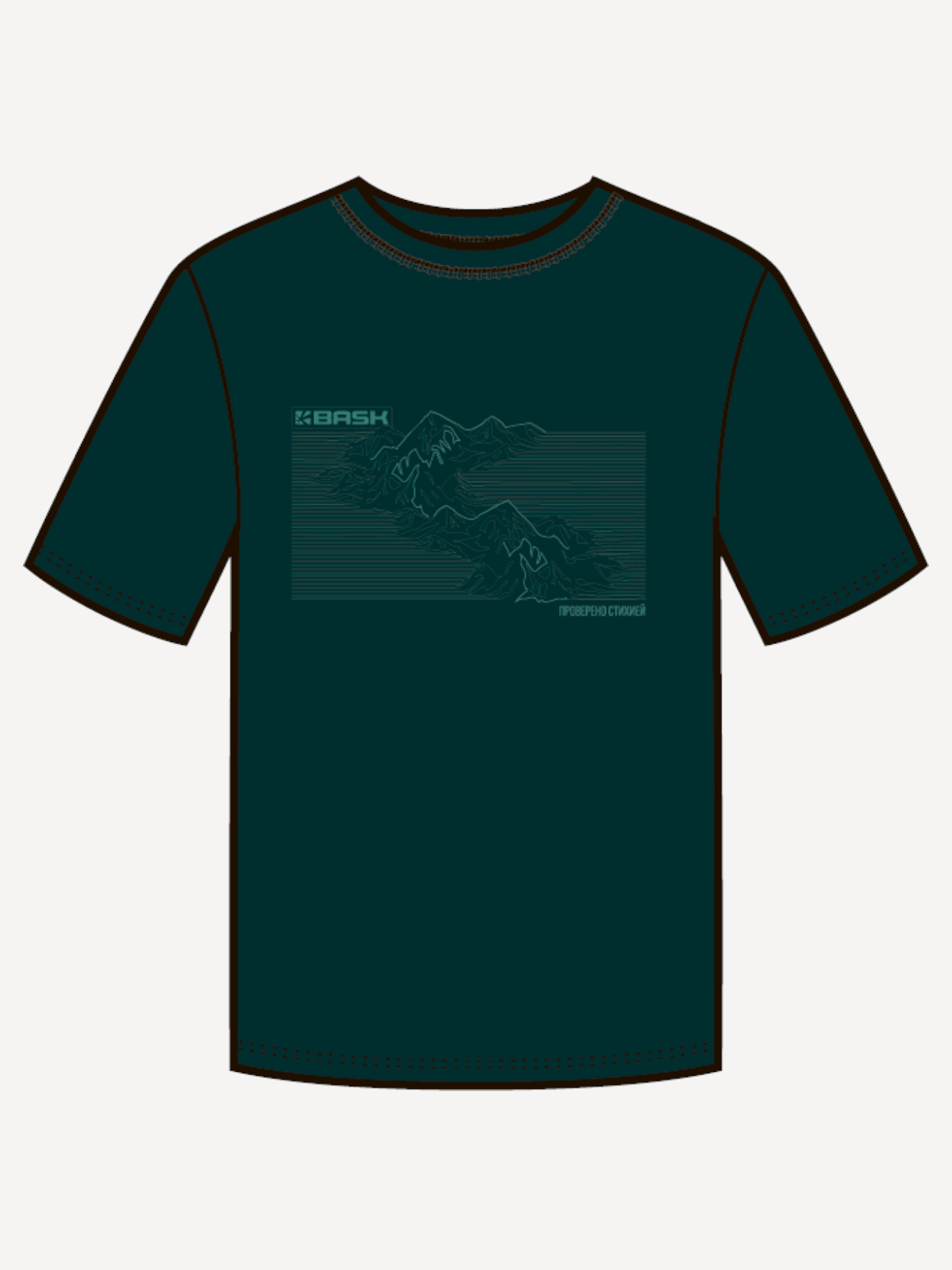 Футболка BASK Topography MT V2